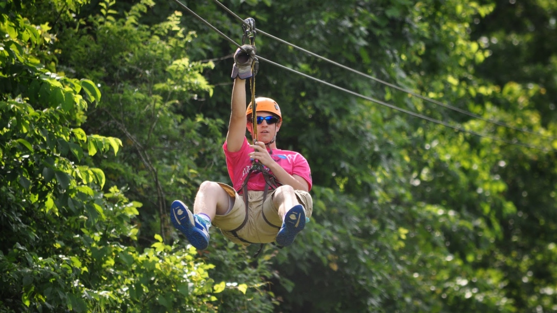 Тарзанка Zip-line + Экстрим прыжок. Полет на Зип-Лайн + свободное падение