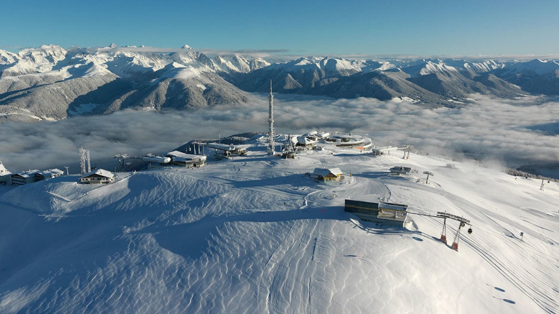 Гірськолижна школа Kronplatz. Січень